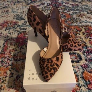 Cheetah print high heels